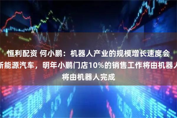 恒利配资 何小鹏：机器人产业的规模增长速度会超过新能源汽车，明年小鹏门店10%的销售工作将由机器人完成